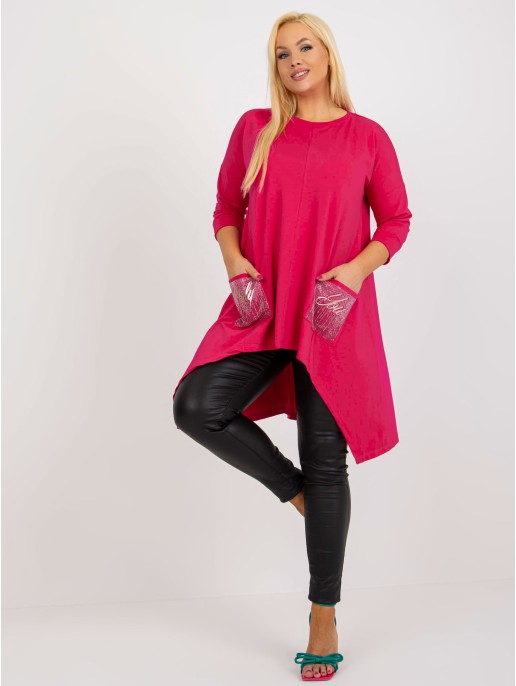 Bluzka-RV-BZ-8533.04-fuksjowy Bluzka-RV-BZ-8533.04-fuksjowy