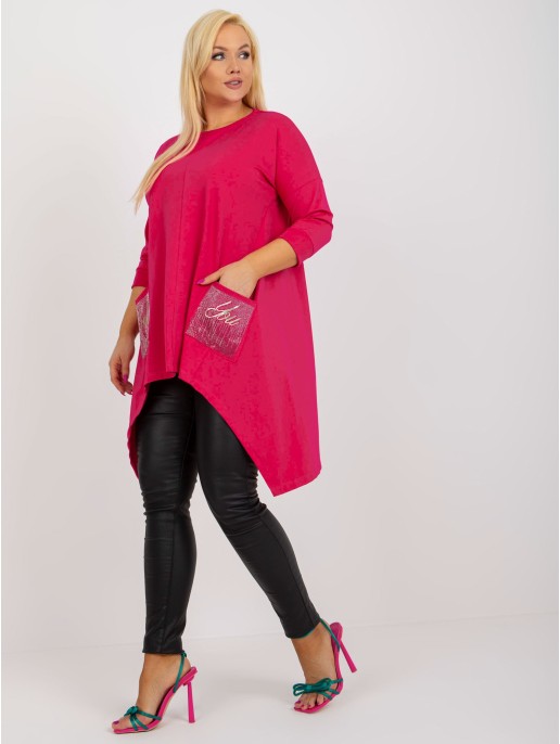 Bluzka-RV-BZ-8533.04-fuksjowy Bluzka-RV-BZ-8533.04-fuksjowy