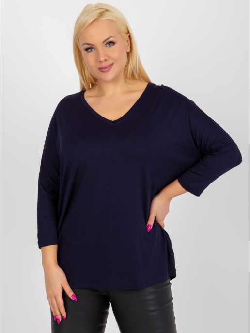 Bluzka-RV-BZ-5745.18-granatowy Bluzka-RV-BZ-5745.18-granatowy