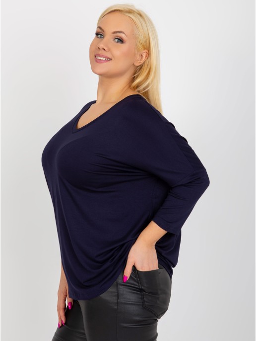 Bluzka-RV-BZ-5745.18-granatowy Bluzka-RV-BZ-5745.18-granatowy