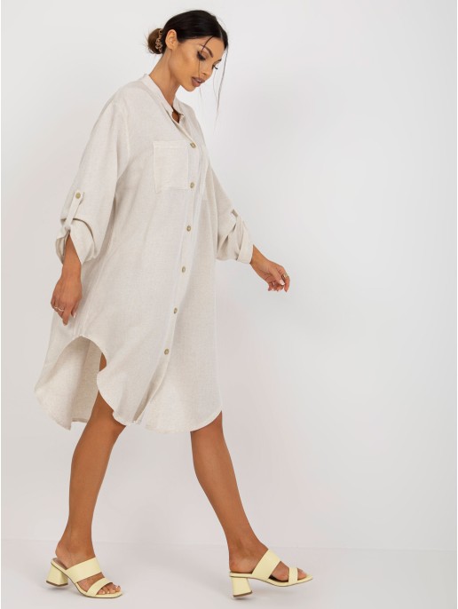 Suknelė-TW-SK-BE-199D.85P-šviesiai smėlio spalvos Suknelė-TW-SK-BE-199D.85P-šviesiai smėlio spalvos