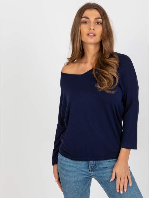 Bluzka-RV-BZ-7663.05-granatowy Bluzka-RV-BZ-7663.05-granatowy