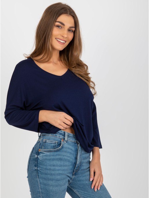 Bluzka-RV-BZ-7663.05-granatowy Bluzka-RV-BZ-7663.05-granatowy