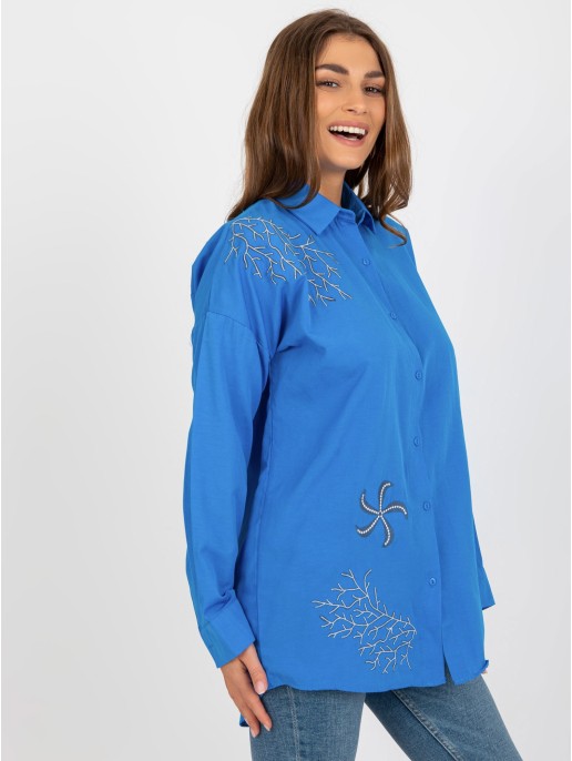 Koszula-TO-KS-7005.26P-ciemny niebieski Koszula-TO-KS-7005.26P-ciemny niebieski