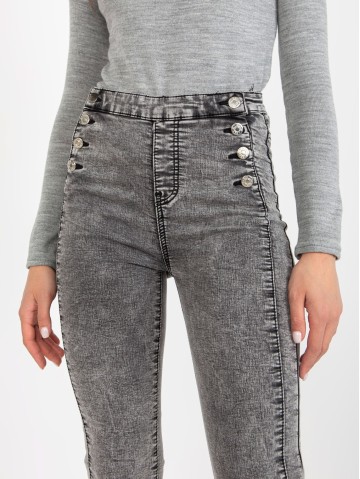 Spodnie jeans-NM-SP-M516.38P-ciemny szary 2