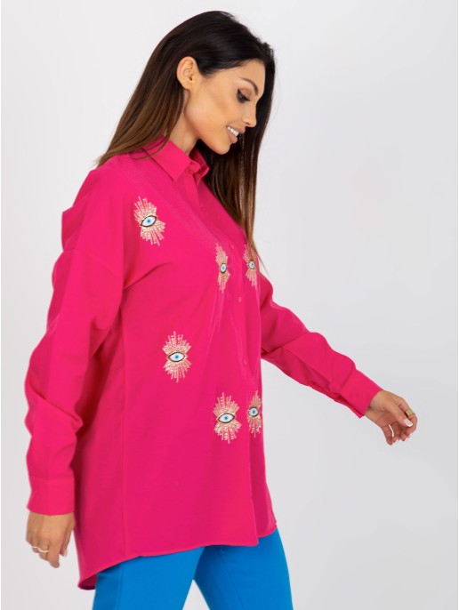 Koszula-TO-KS-7004.29-fuksjowy Koszula-TO-KS-7004.29-fuksjowy