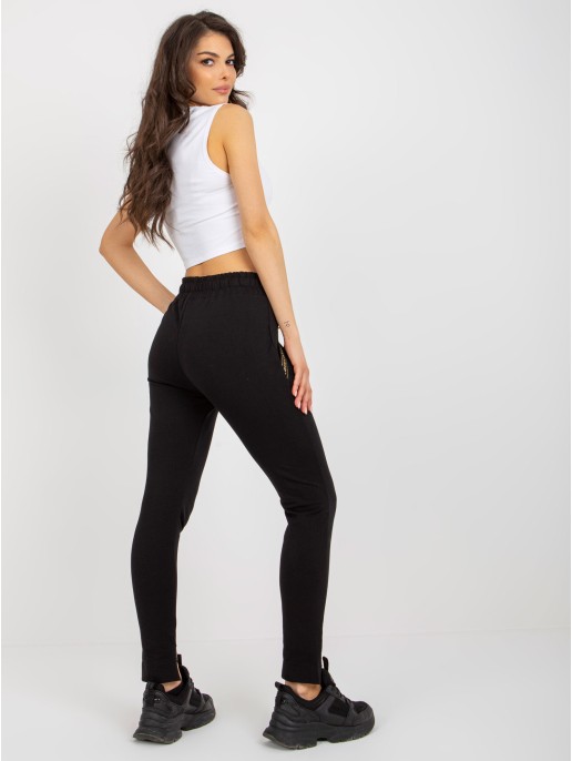 Spodnie dresowe-RV-DR-6173.71-czarny Spodnie dresowe-RV-DR-6173.71-czarny