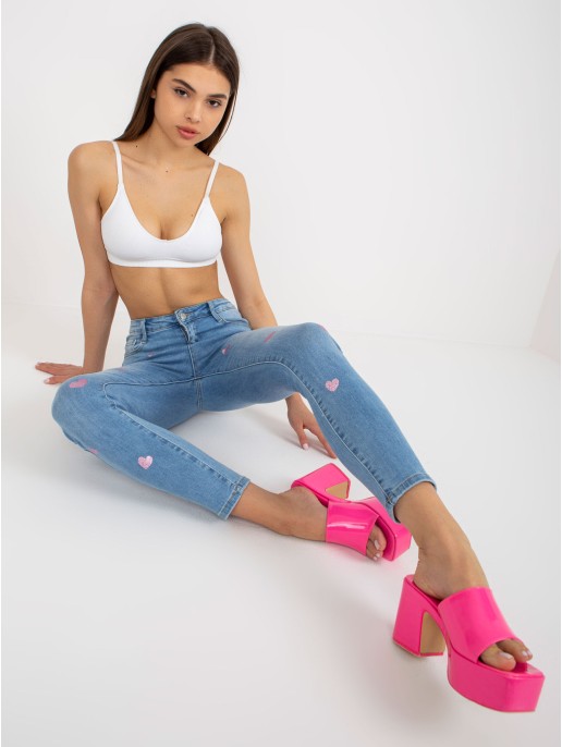 Spodnie jeans-NM-SP-D8005.39X-niebieski Spodnie jeans-NM-SP-D8005.39X-niebieski