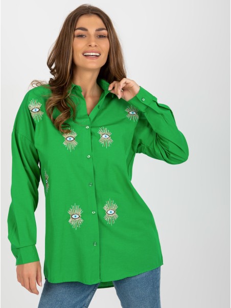 Koszula-TO-KS-7004.95-zielony