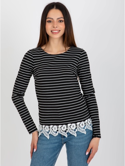 Bluzka-LK-BZ-506601.68-czarno-biały Bluzka-LK-BZ-506601.68-czarno-biały