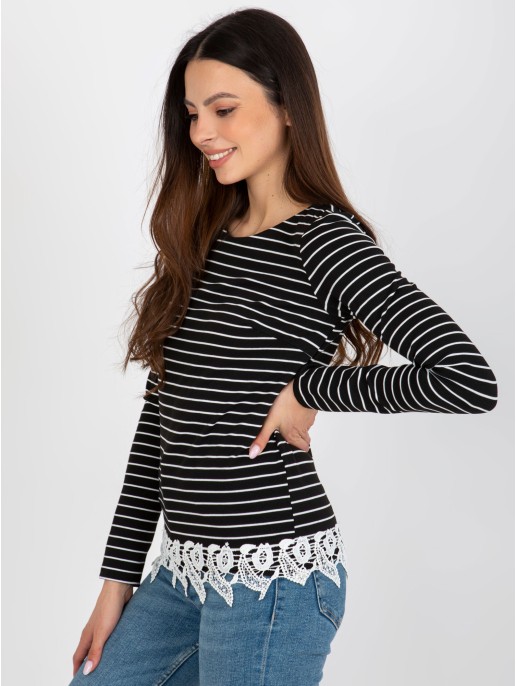 Bluzka-LK-BZ-506601.68-czarno-biały Bluzka-LK-BZ-506601.68-czarno-biały