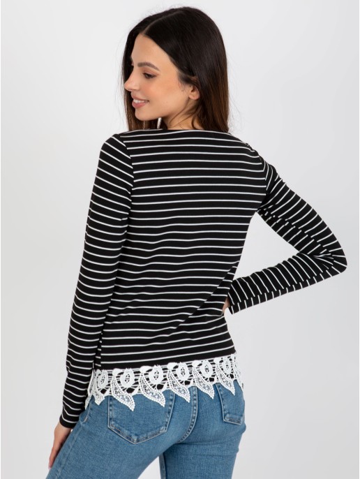 Bluzka-LK-BZ-506601.68-czarno-biały Bluzka-LK-BZ-506601.68-czarno-biały