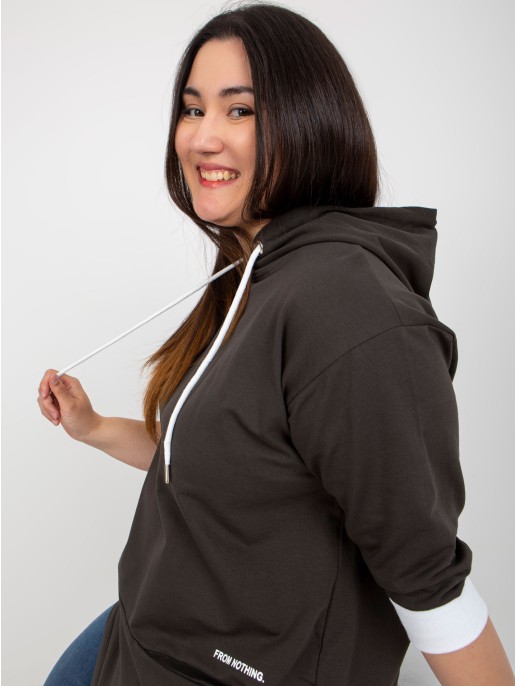 Tunika-RV-TU-8241.54P-ciemny khaki Tunika-RV-TU-8241.54P-ciemny khaki