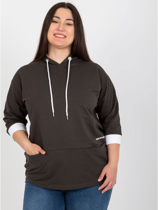 Tunika-RV-TU-8241.54P-ciemny khaki Tunika-RV-TU-8241.54P-ciemny khaki