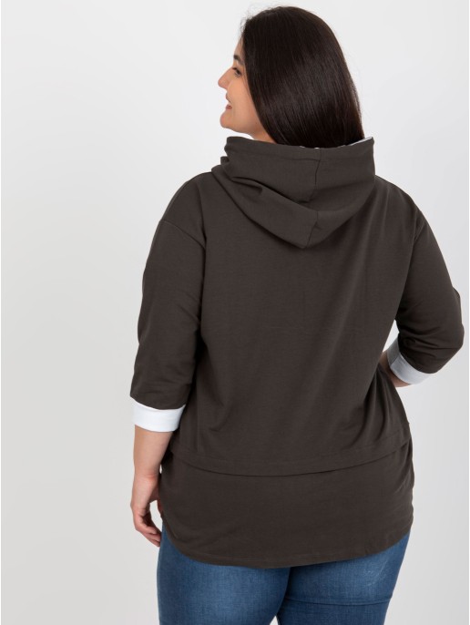 Tunika-RV-TU-8241.54P-ciemny khaki Tunika-RV-TU-8241.54P-ciemny khaki