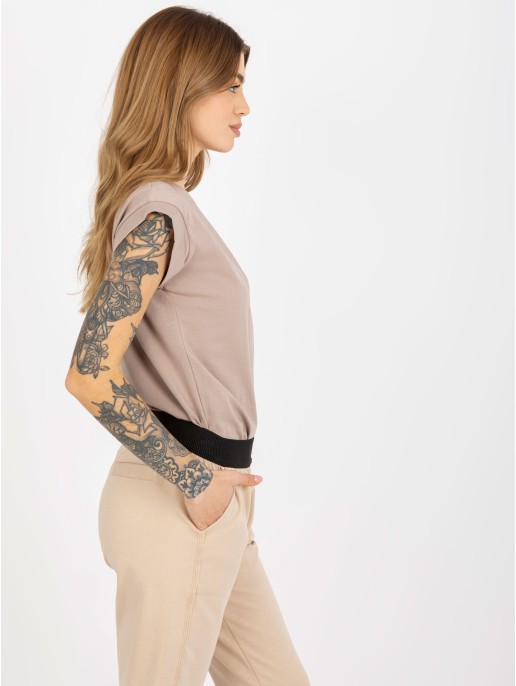 T-shirt-RV-TS-4833.22X-ciemny bezowy T-shirt-RV-TS-4833.22X-ciemny bezowy