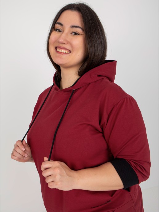 Tunika-RV-TU-8241.54P-bordowy Tunika-RV-TU-8241.54P-bordowy