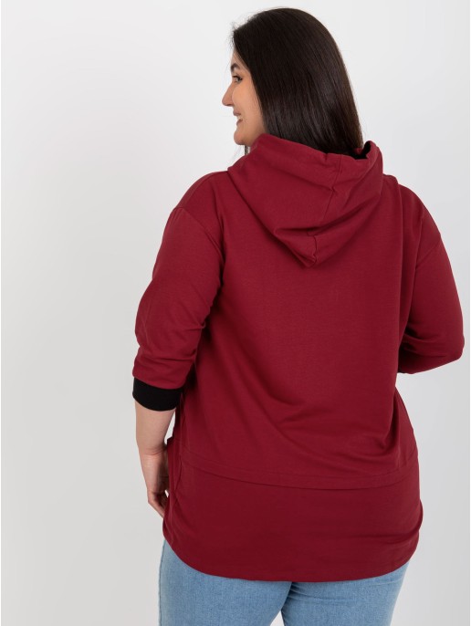 Tunika-RV-TU-8241.54P-bordowy Tunika-RV-TU-8241.54P-bordowy