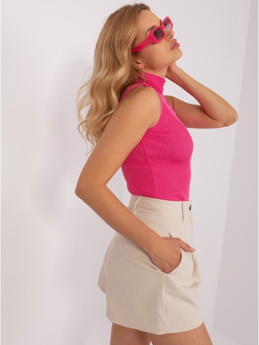 Bluzka-BA-BZ-2301.00P-ciemny różowy Bluzka-BA-BZ-2301.00P-ciemny różowy