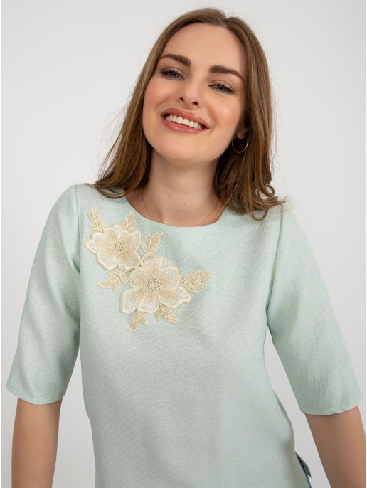 Bluzka-LK-BZ-506609.77-mietowy Bluzka-LK-BZ-506609.77-mietowy