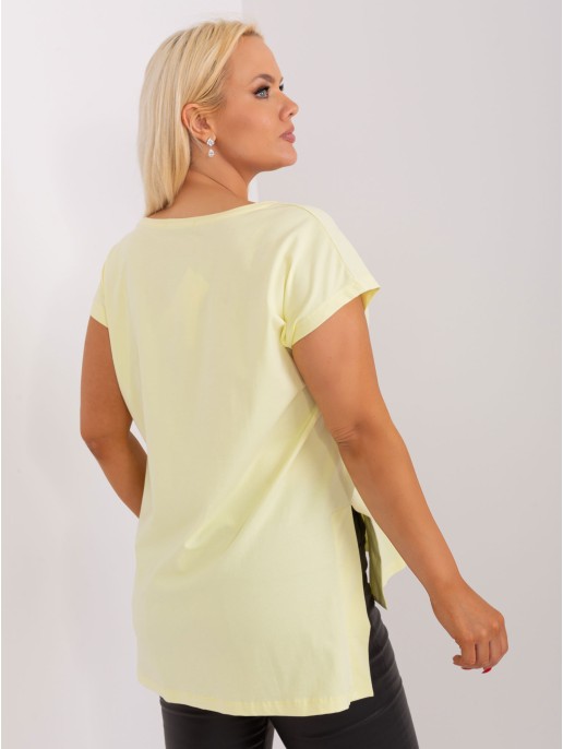 Bluzka-RV-BZ-8850.98-jasny żółty Bluzka-RV-BZ-8850.98-jasny żółty