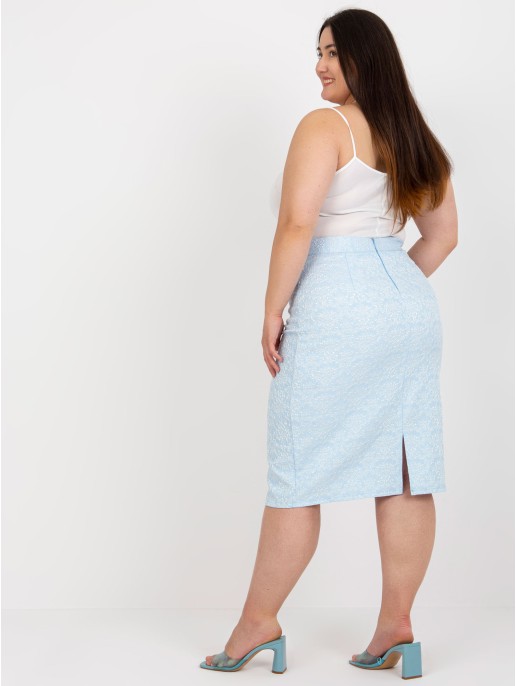 Spódnica-LK-SD-506634.47-jasny niebieski Spódnica-LK-SD-506634.47-jasny niebieski