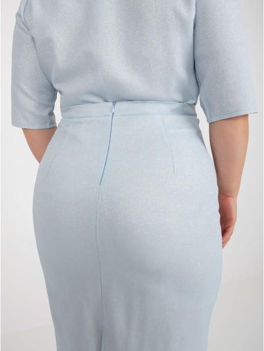 Spódnica-LK-SD-506697.95-jasny niebieski Spódnica-LK-SD-506697.95-jasny niebieski