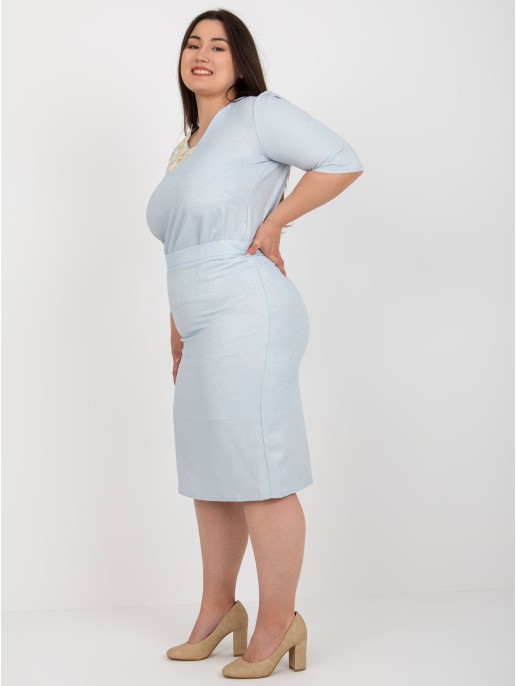 Spódnica-LK-SD-506697.95-jasny niebieski Spódnica-LK-SD-506697.95-jasny niebieski