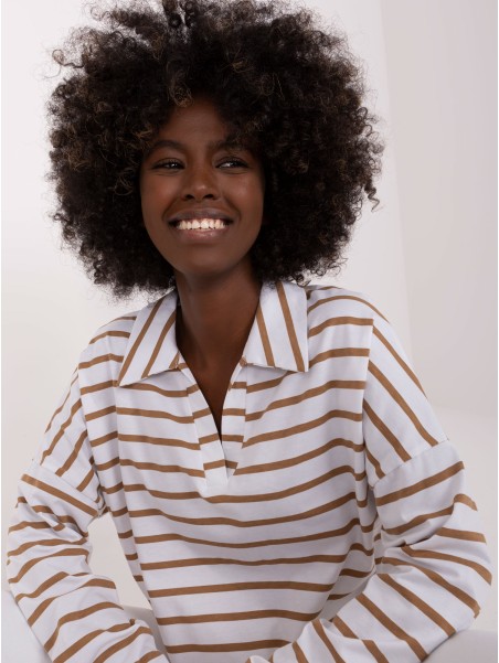 Bluzka-LK-BZ-509314.83-biało-brązowy