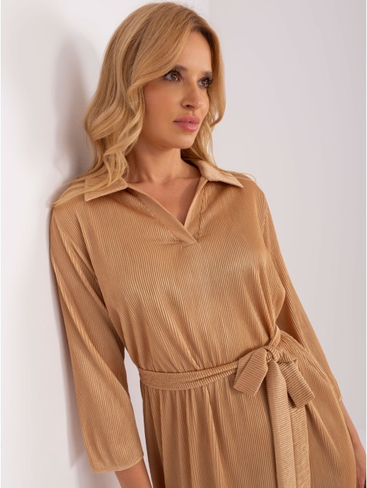 Suknelė-LK-SK-509348.04-camelowy