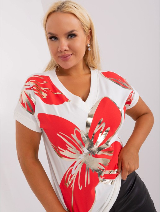 Bluzka-RV-BZ-8627.10P-czerwony Bluzka-RV-BZ-8627.10P-czerwony