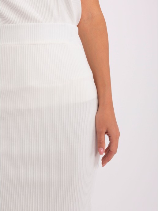 Spódnica-RV-SD-8961.38-ecru Spódnica-RV-SD-8961.38-ecru