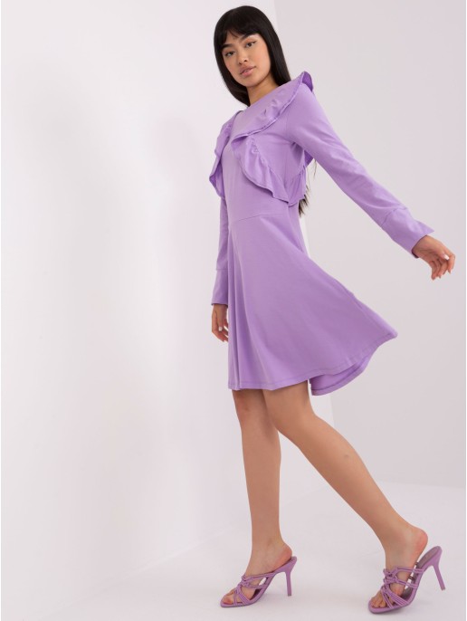 Sukienka-EM-SK-HW-20-395.34P-jasny fioletowy Sukienka-EM-SK-HW-20-395.34P-jasny fioletowy