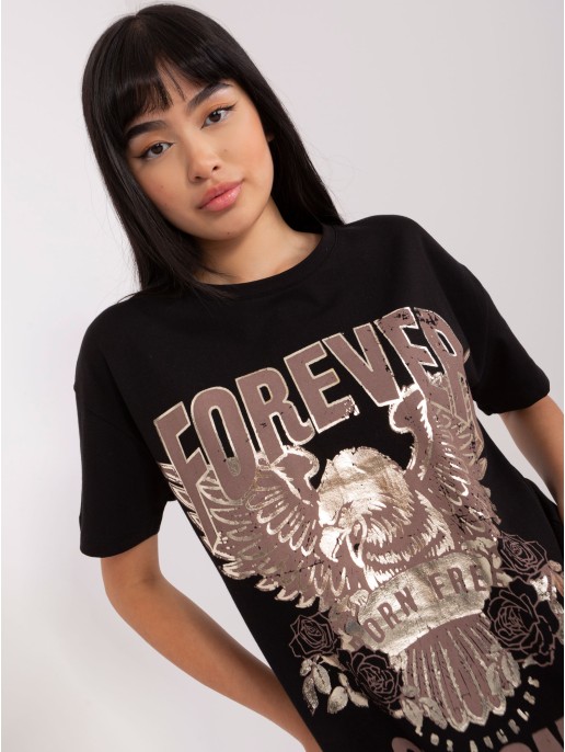 T-shirt-TW-TS-OB057.50-czarny T-shirt-TW-TS-OB057.50-czarny