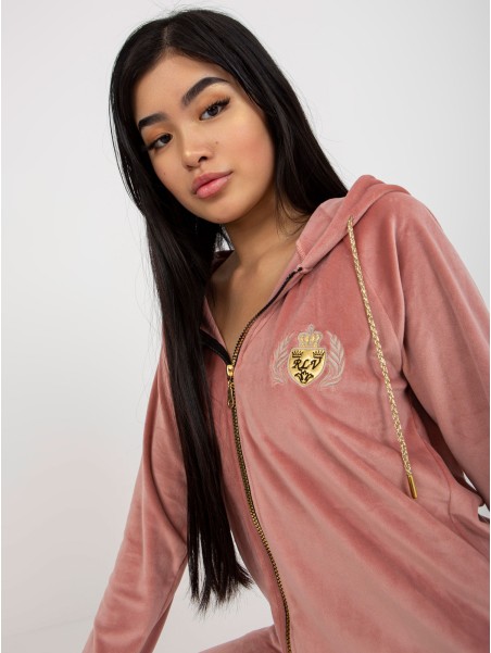 Komplet-RV-KMPL-8443.98P-ciemny różowy