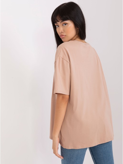 T-shirt-LK-TS-509353-1.33P-beżowy