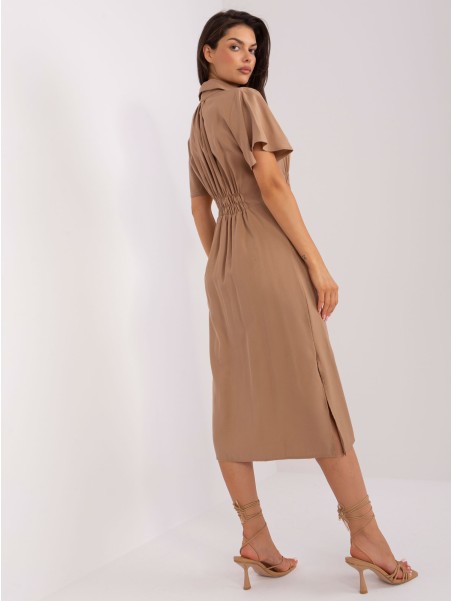 Sukienka-CHA-SK-0607.69P-camelowy