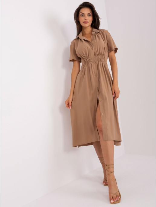 Sukienka-CHA-SK-0607.69P-camelowy