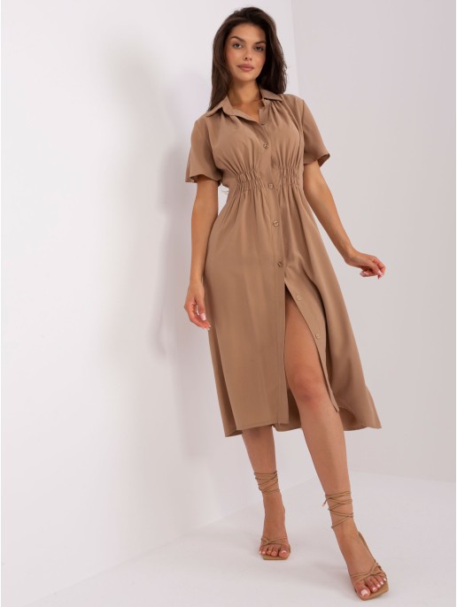 Sukienka-CHA-SK-0607.69P-camelowy