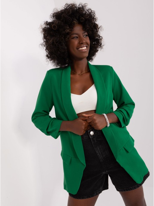 Marynarka-DHJ-MA-7684.15P-ciemny zielony