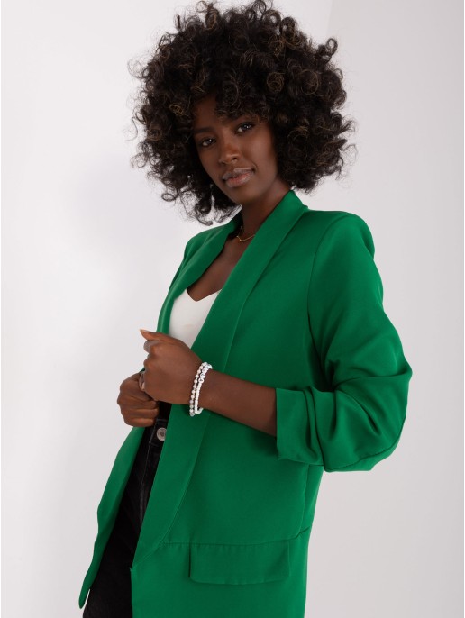 Marynarka-DHJ-MA-7684.15P-ciemny zielony