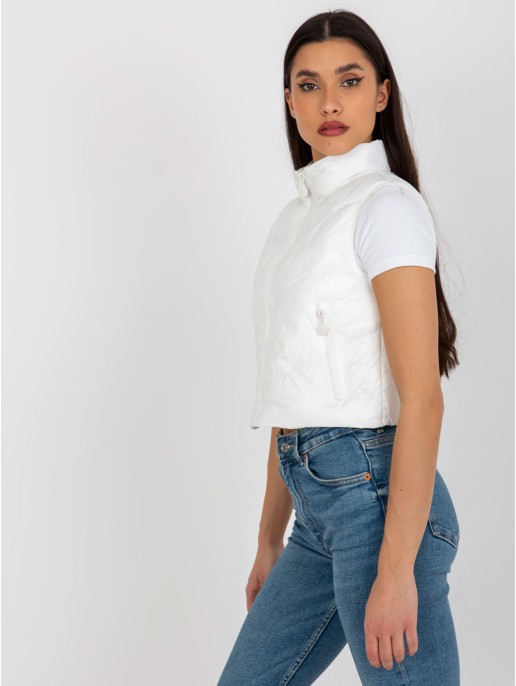 Kamizelka-NM-KZ-H-908.39P-ecru Kamizelka-NM-KZ-H-908.39P-ecru