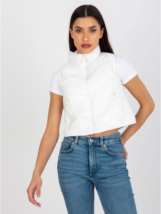 Kamizelka-NM-KZ-H-908.39P-ecru Kamizelka-NM-KZ-H-908.39P-ecru