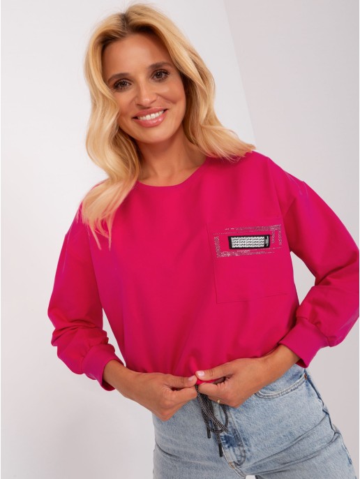 Bluzka-RV-BZ-8156.85-fuksjowy Bluzka-RV-BZ-8156.85-fuksjowy