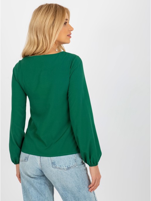 Bluzka-LK-BZ-506673.36-ciemny zielony Bluzka-LK-BZ-506673.36-ciemny zielony