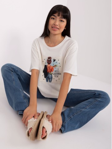 T-shirt-LK-TS-509353.25P-ecru