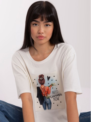 T-shirt-LK-TS-509353.25P-ecru 2
