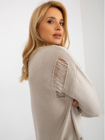 Sweter-BA-SW-8043.03-beżowy 2