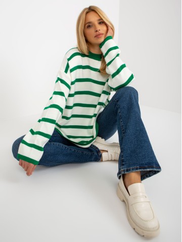 Sweter-LC-SW-2212.97P-ciemny zielony 2