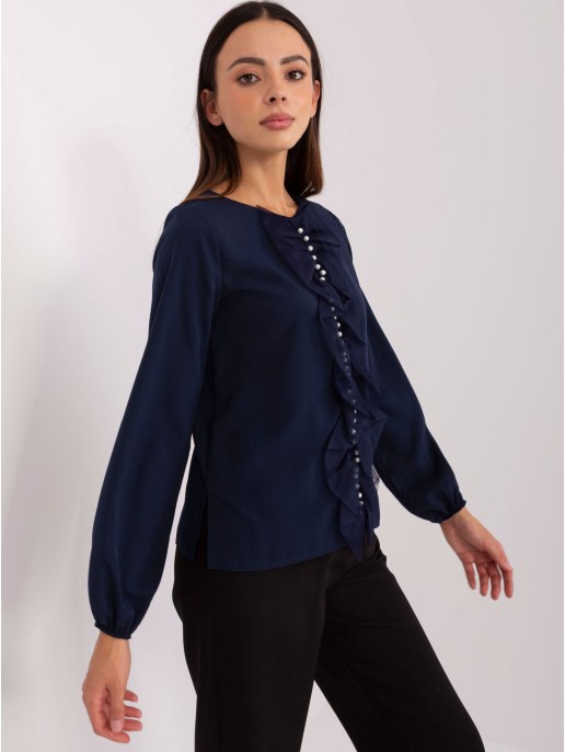 Bluzka-LK-BZ-506673.36-granatowy Bluzka-LK-BZ-506673.36-granatowy